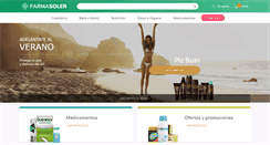 Desktop Screenshot of farmasoler.com